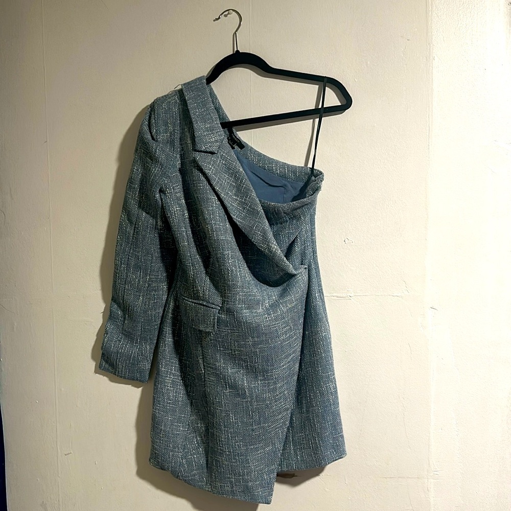Asymmetrical Blazer Dress
